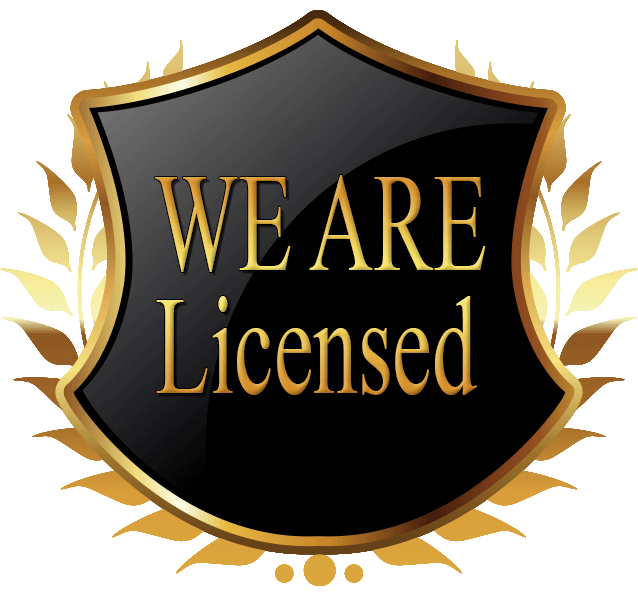 Our company are licensed